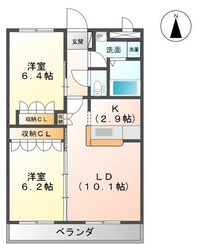 フォレストヴィラ本江の物件間取画像